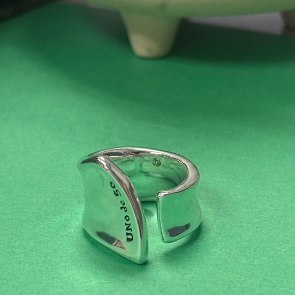 Uno de 50 18K silver-plated split ring - Picture 8 of 8